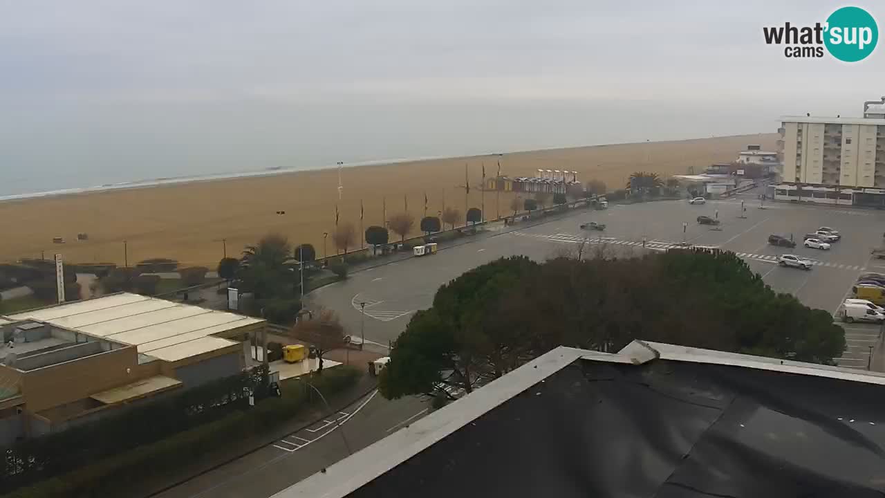 The beach of Bibione webcam – Italy