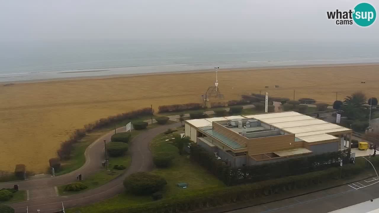 The beach of Bibione webcam – Italy