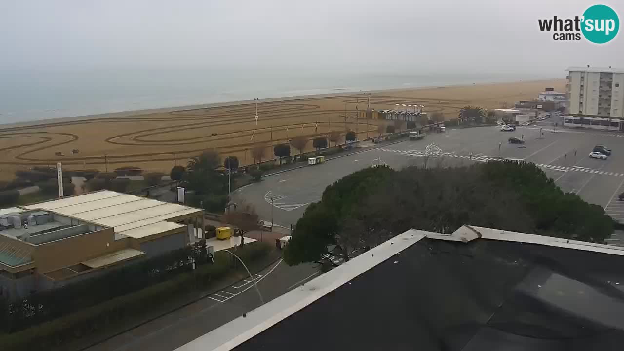 The beach of Bibione webcam – Italy