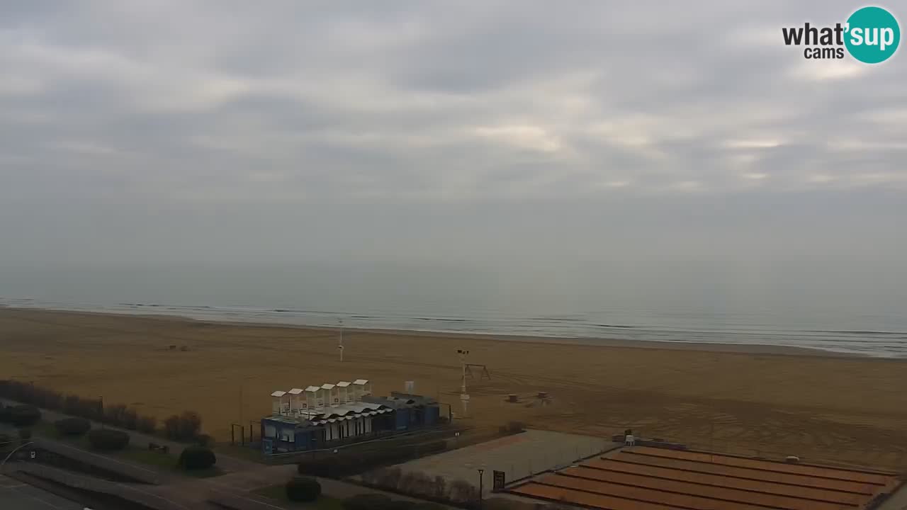 La spiaggia di Bibione webcam live e piazzale Zenit