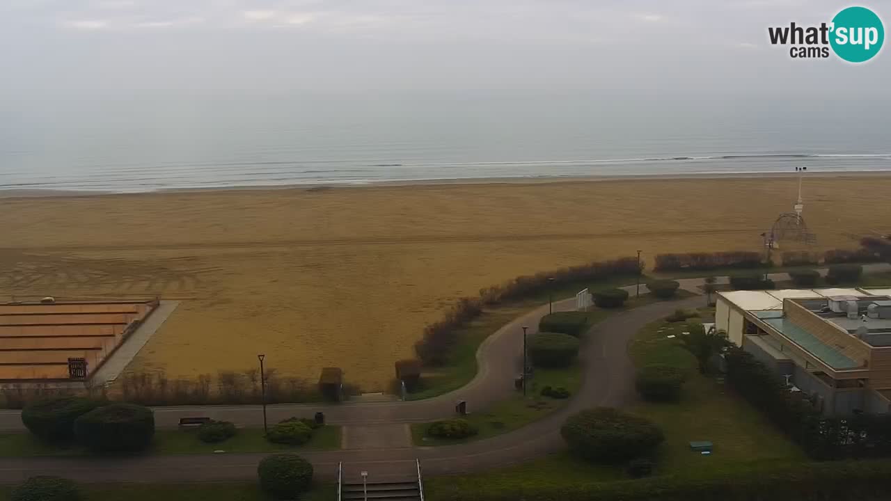 The beach of Bibione webcam – Italy