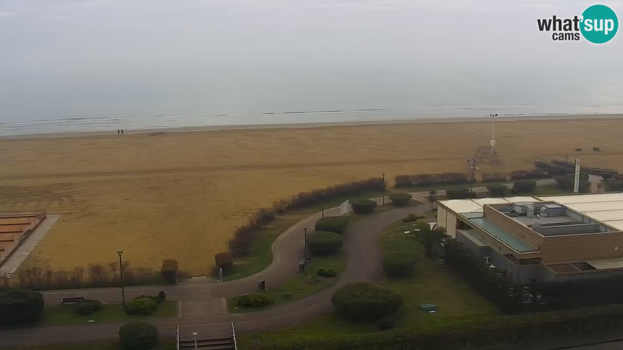 The beach of Bibione webcam – Italy