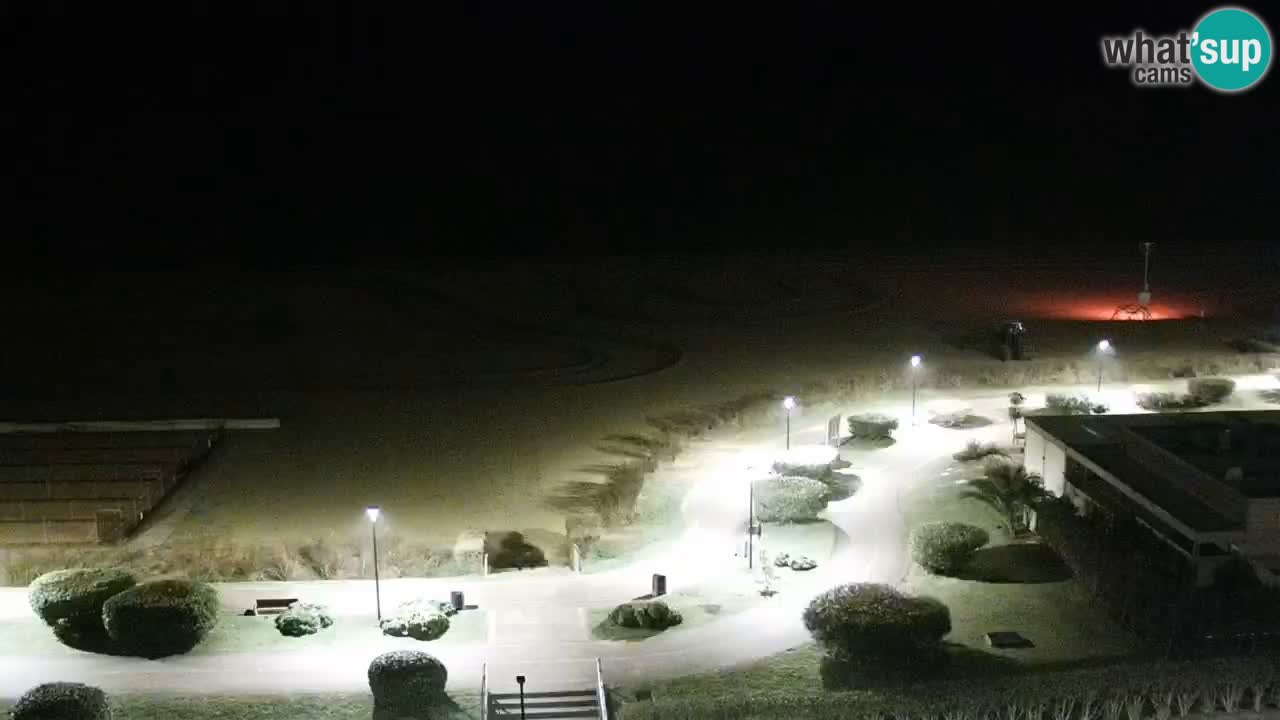 The beach of Bibione webcam – Italy