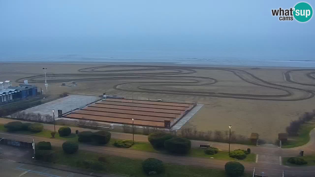 The beach of Bibione webcam – Italy
