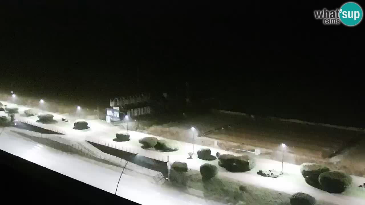 The beach of Bibione webcam – Italy