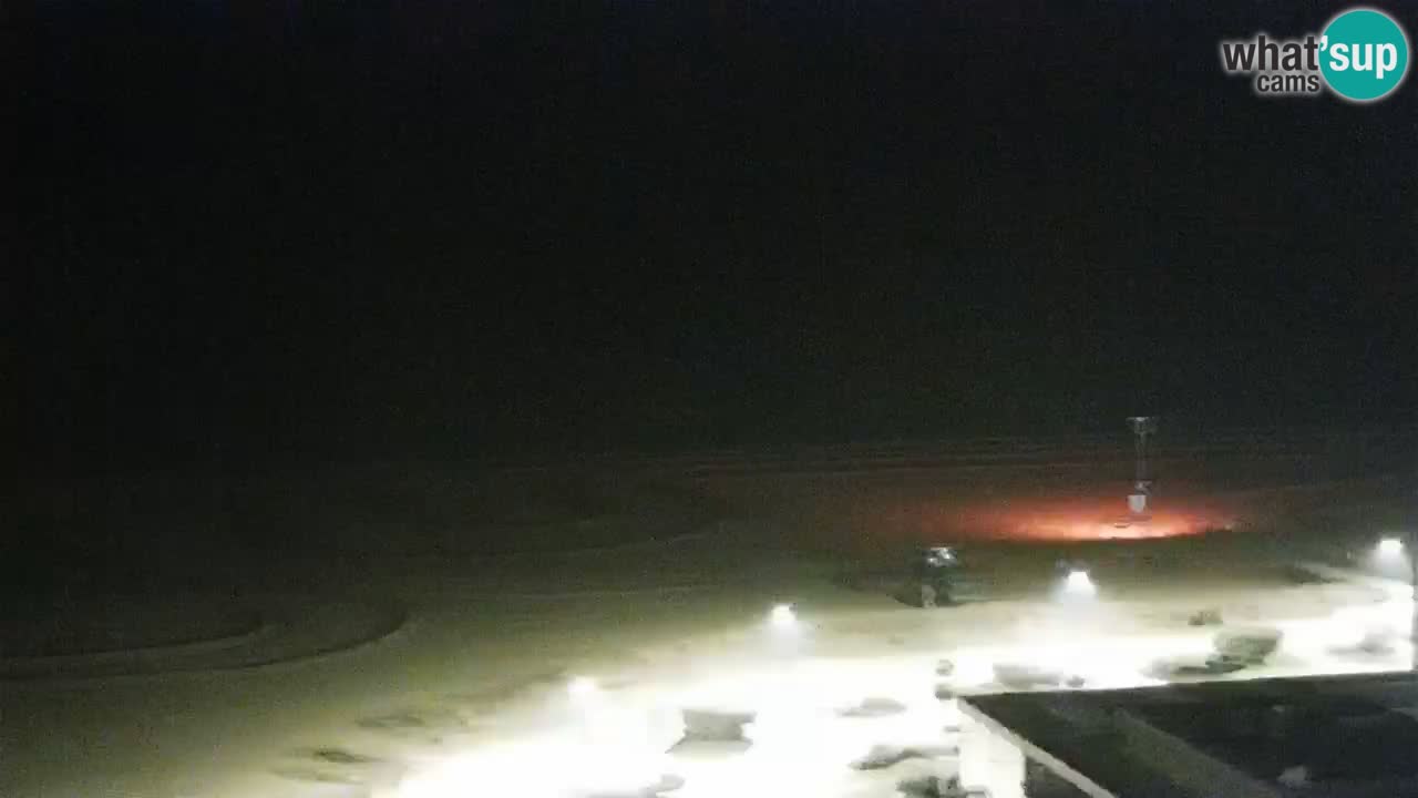 The beach of Bibione webcam – Italy