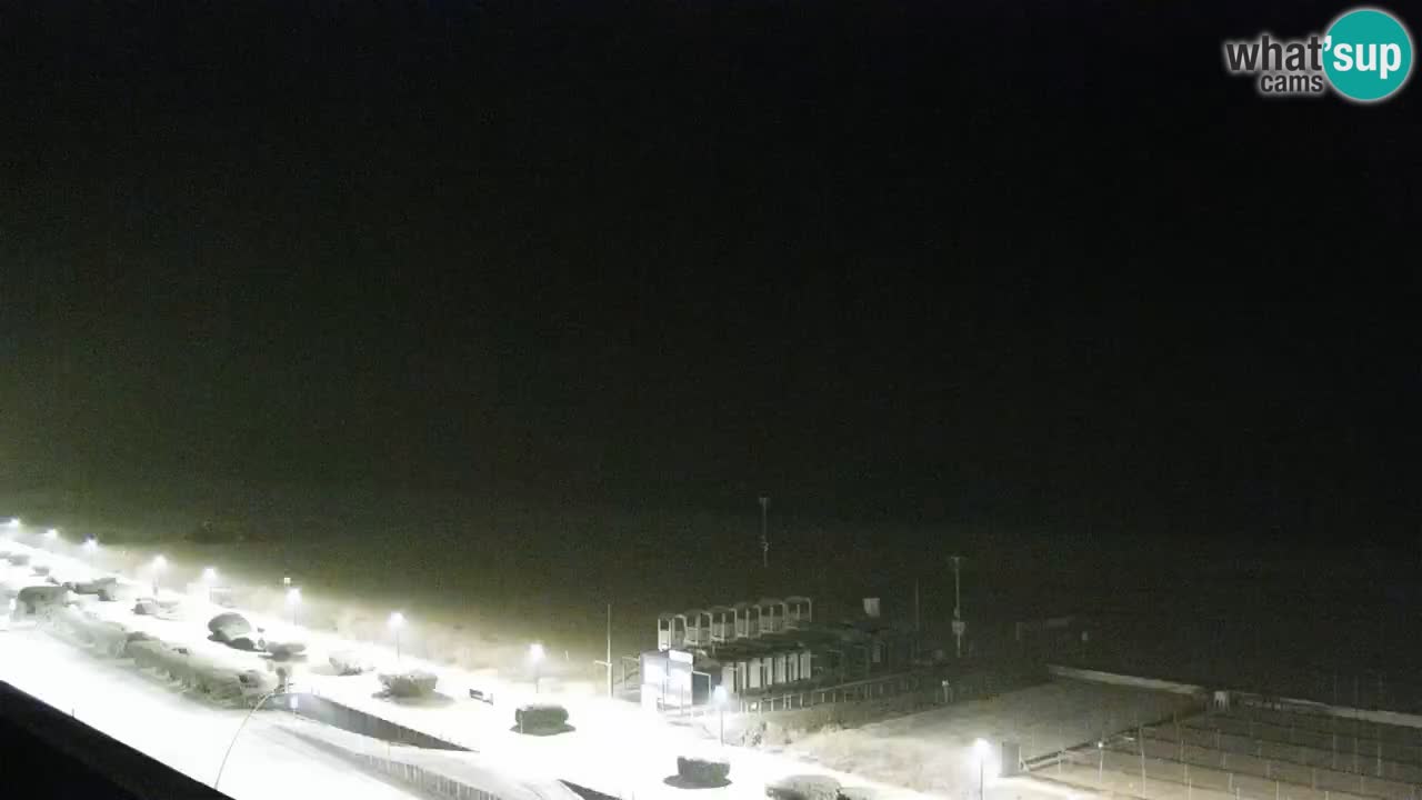 The beach of Bibione webcam – Italy