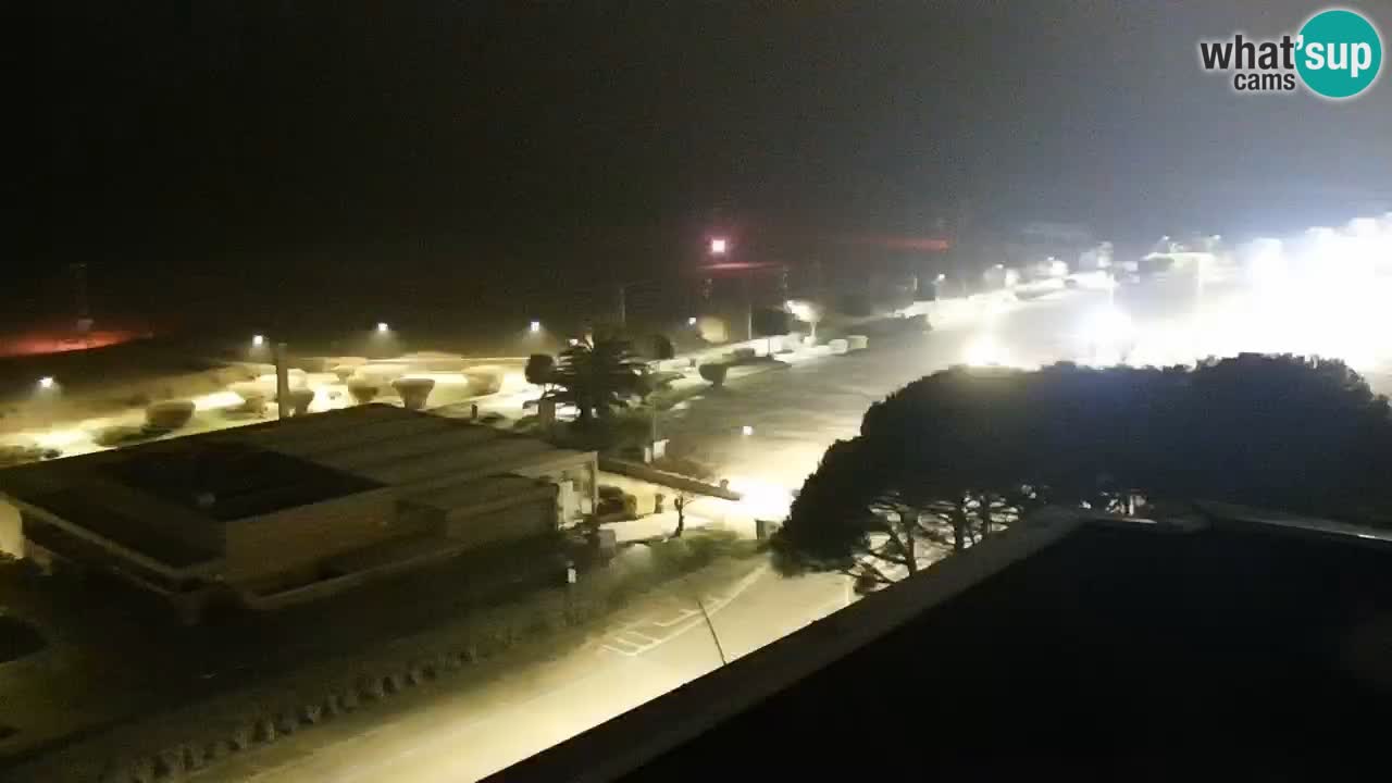 The beach of Bibione webcam – Italy
