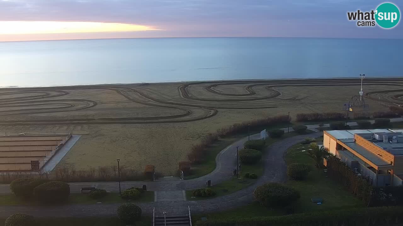 La camera en vivo de la playa de Bibione – Italia