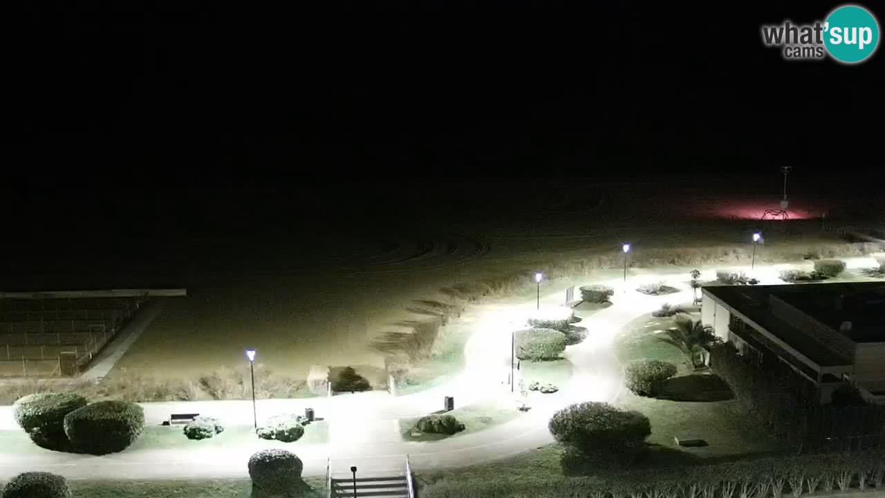 The beach of Bibione webcam – Italy