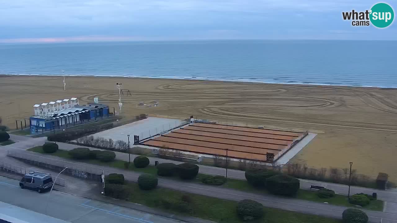 La camera en vivo de la playa de Bibione – Italia