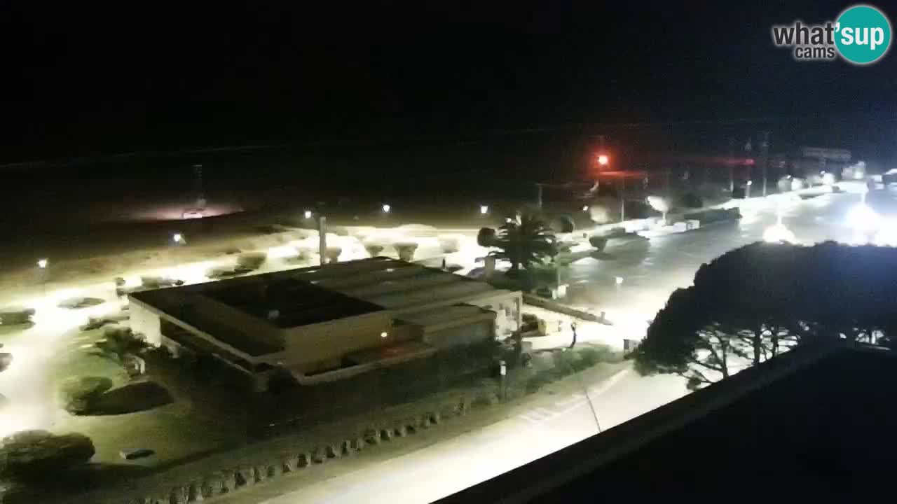 The beach of Bibione webcam – Italy