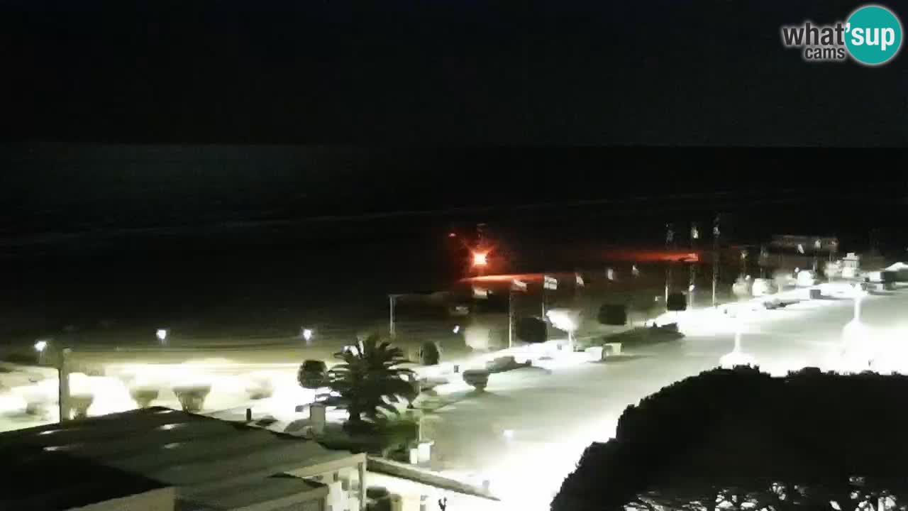 The beach of Bibione webcam – Italy