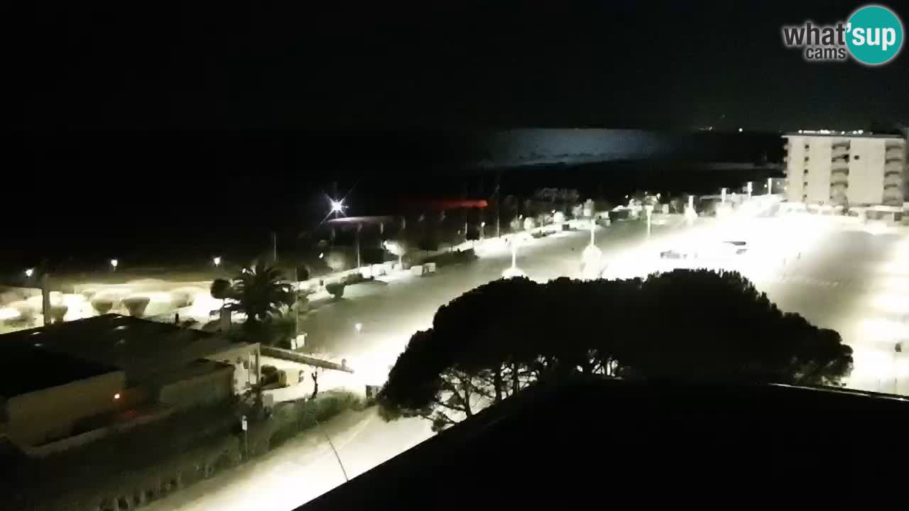 The beach of Bibione webcam – Italy