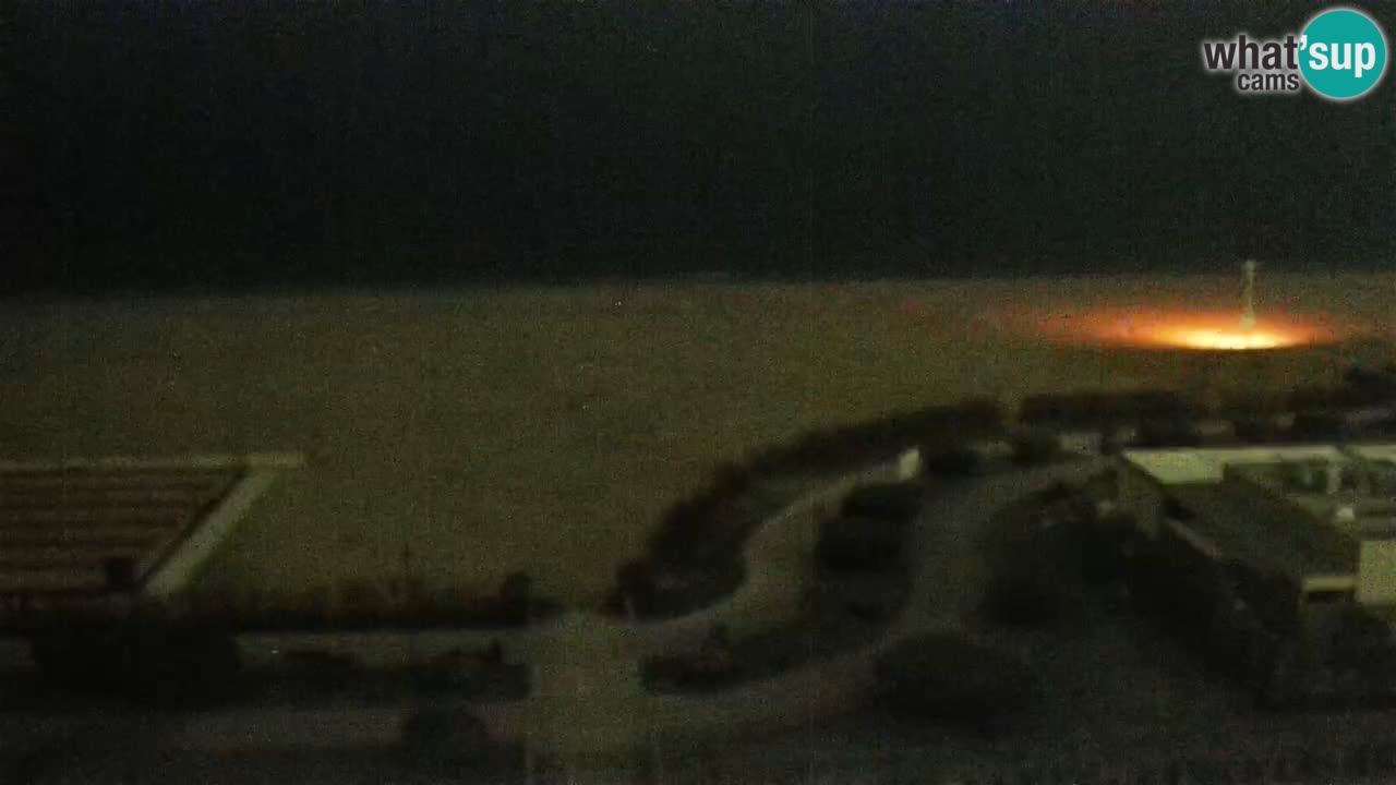 The beach of Bibione webcam – Italy