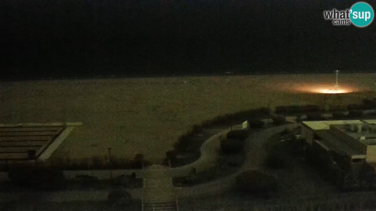 La spiaggia di Bibione webcam live e piazzale Zenit