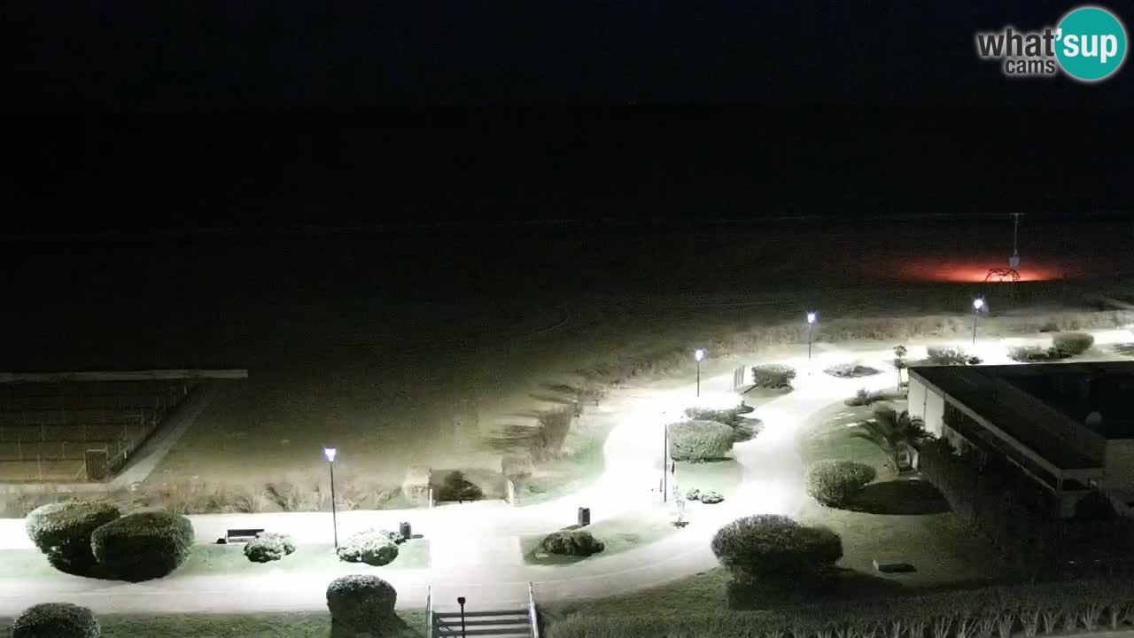 The beach of Bibione webcam – Italy