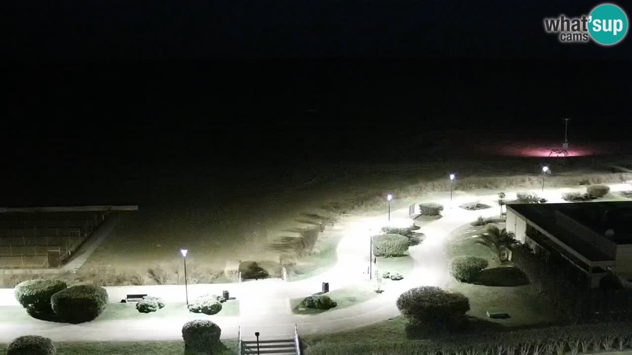 The beach of Bibione webcam – Italy