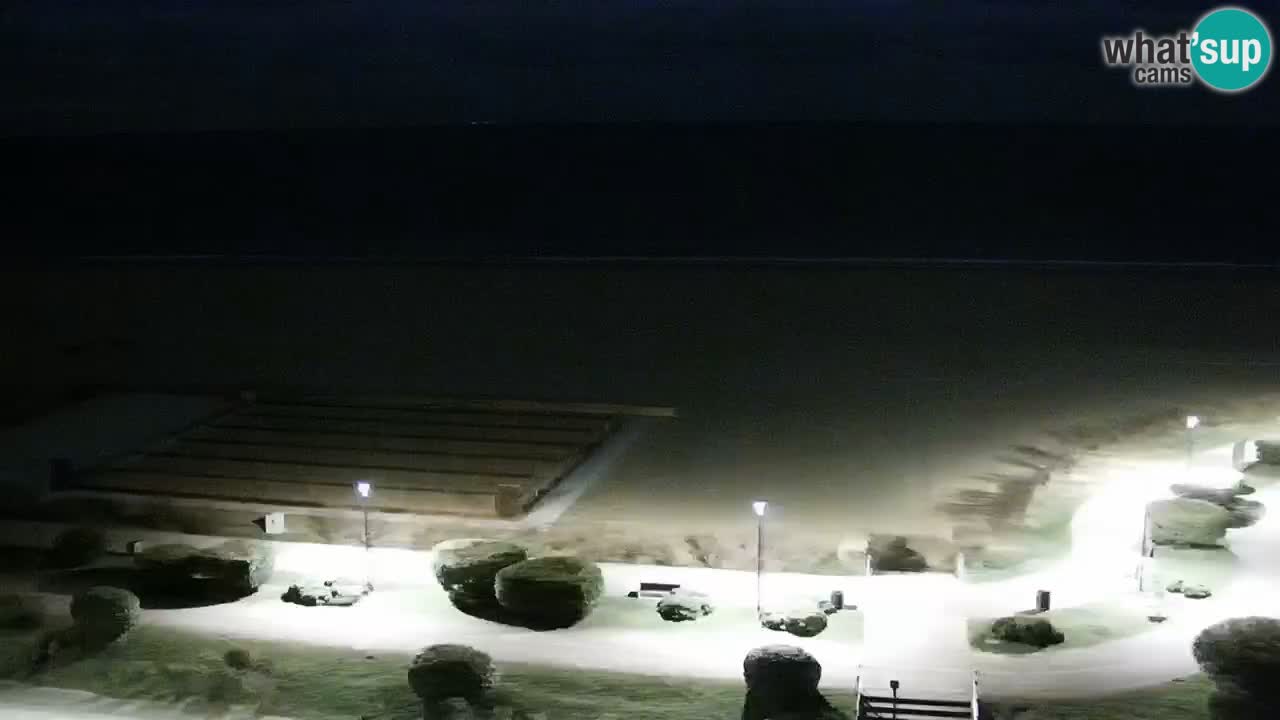 The beach of Bibione webcam – Italy
