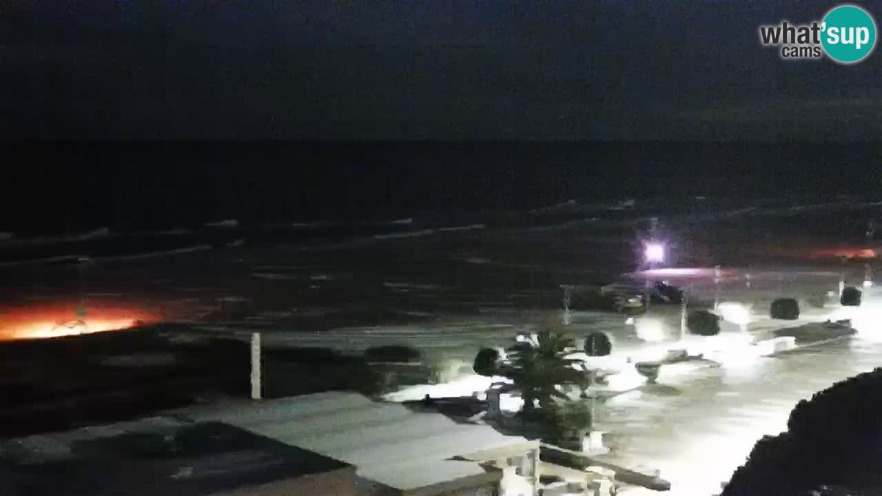 La spiaggia di Bibione webcam live e piazzale Zenit
