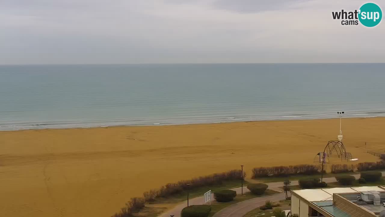 The beach of Bibione webcam – Italy