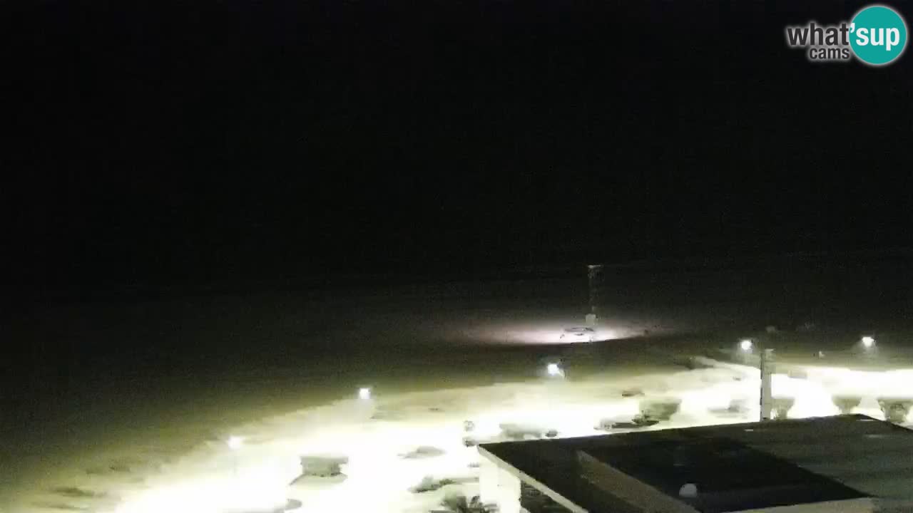 The beach of Bibione webcam – Italy