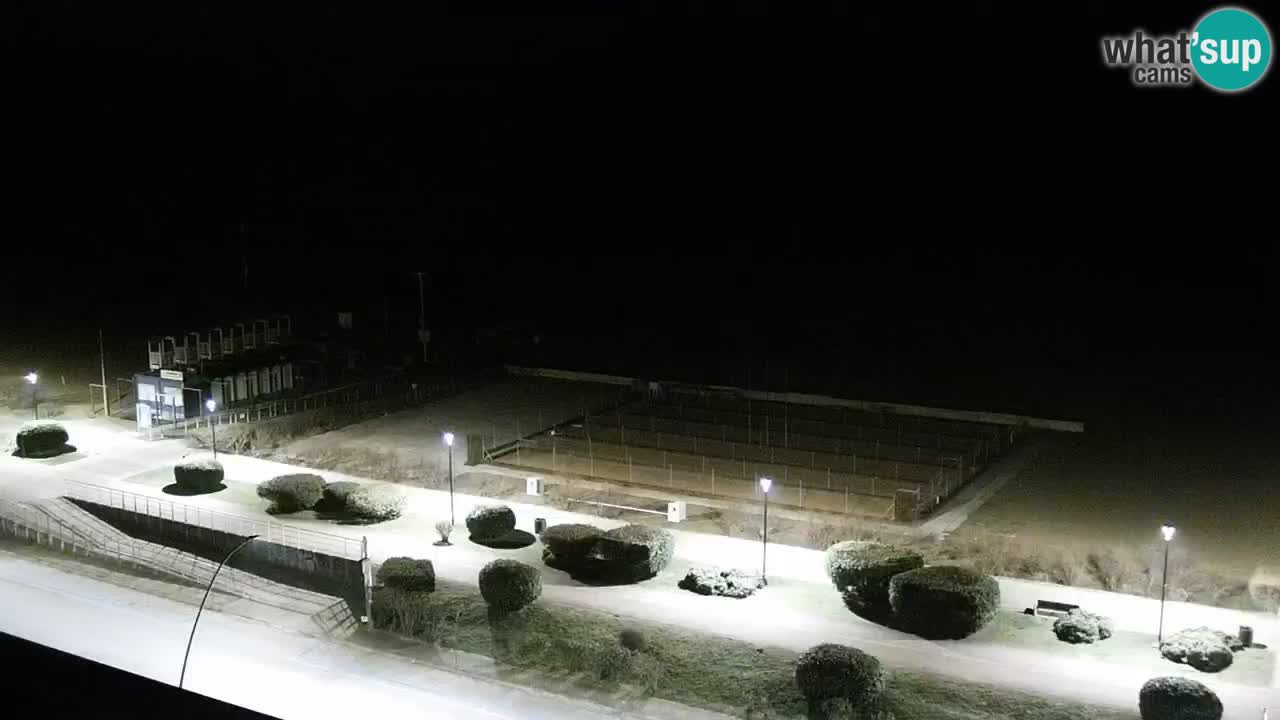 The beach of Bibione webcam – Italy