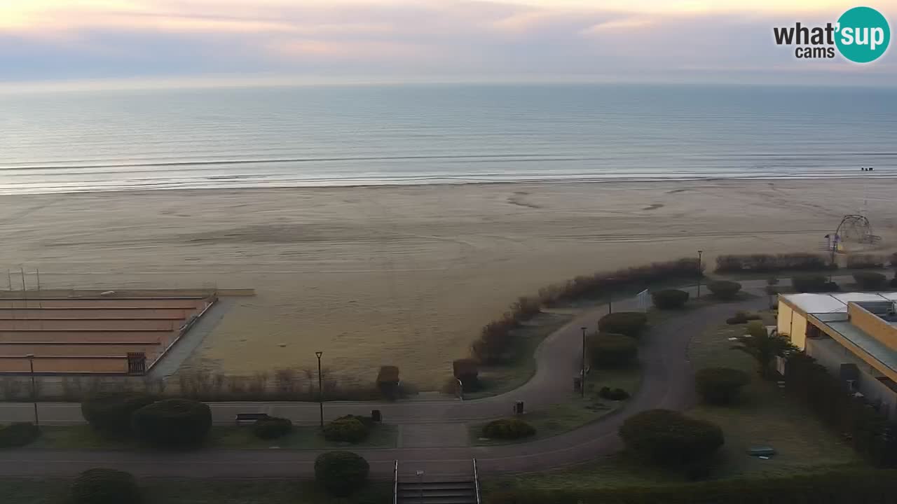 The beach of Bibione webcam – Italy