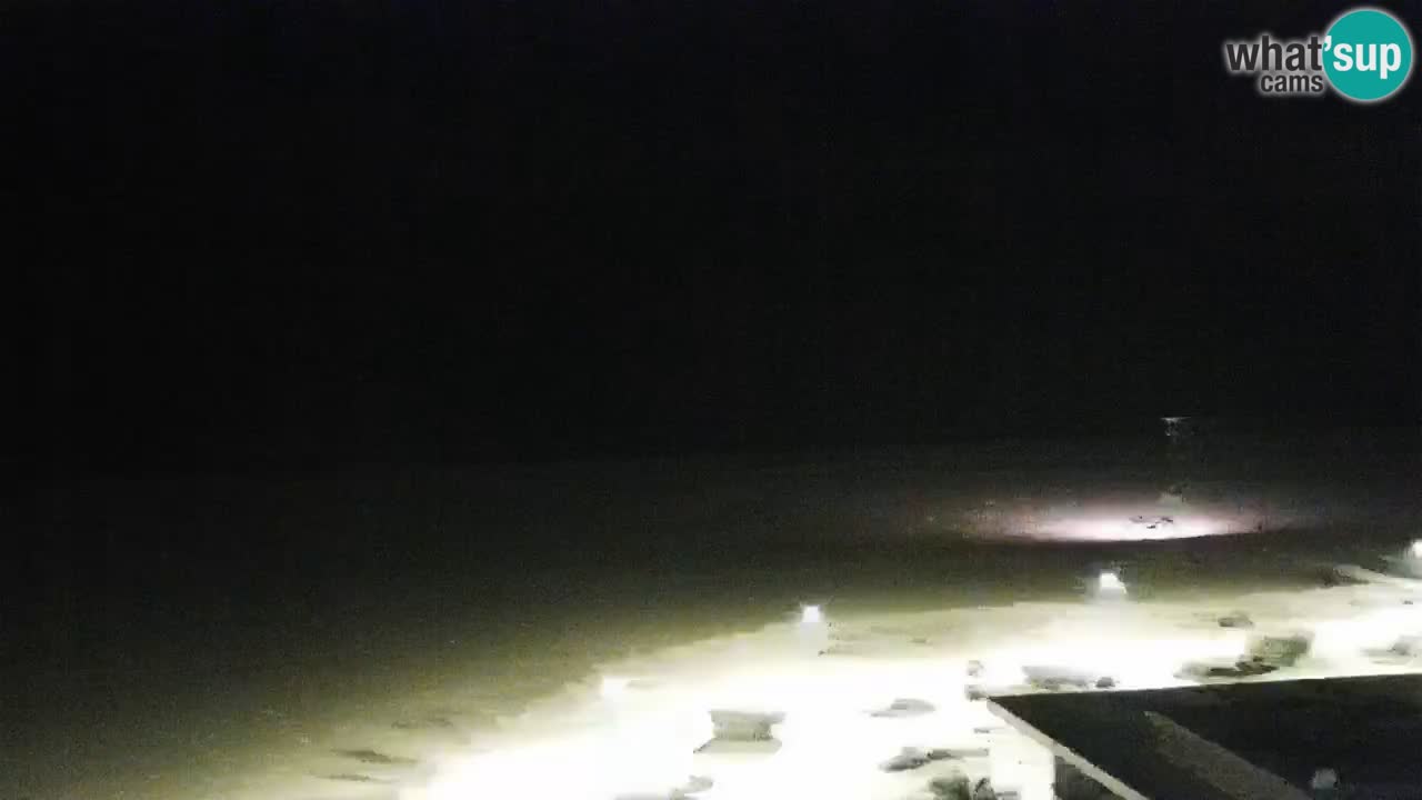 The beach of Bibione webcam – Italy