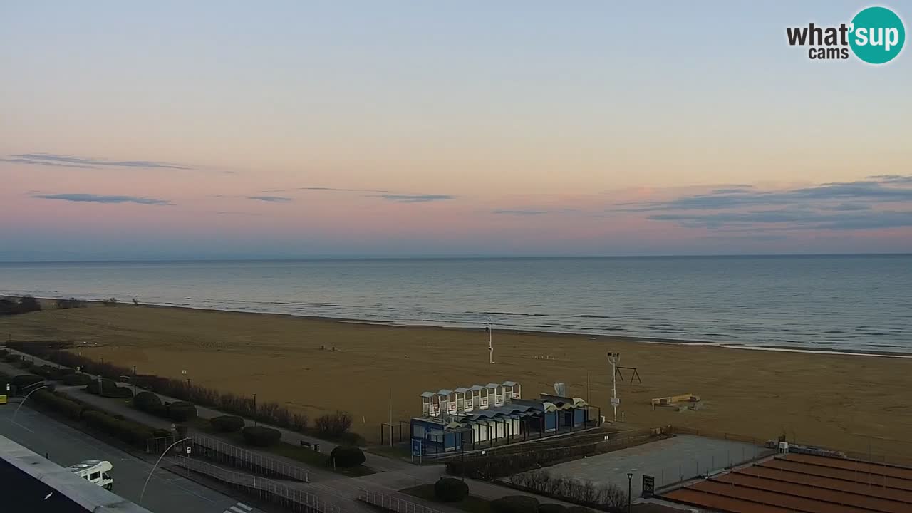 The beach of Bibione webcam – Italy
