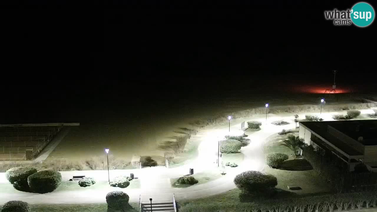 The beach of Bibione webcam – Italy