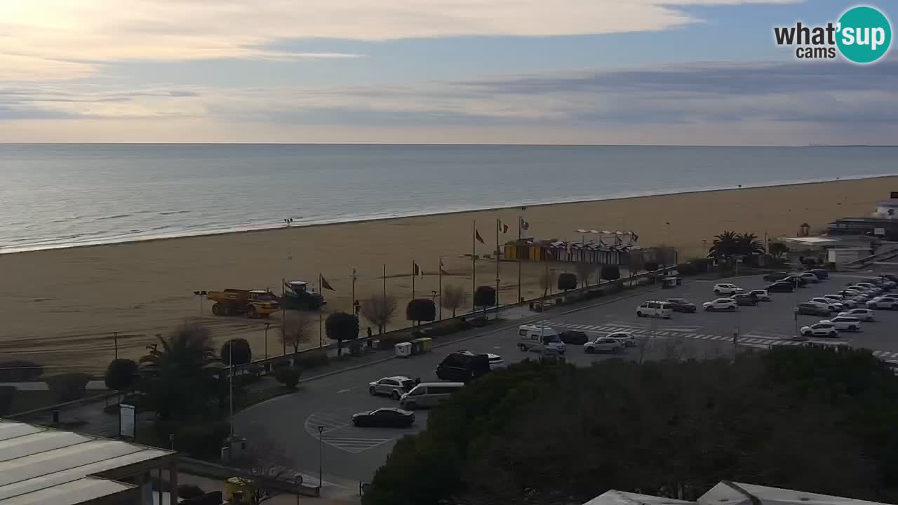 The beach of Bibione webcam – Italy