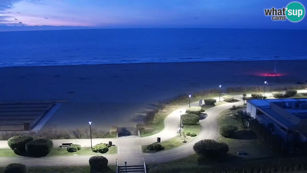Plaža Bibione Spletna kamera – Italija