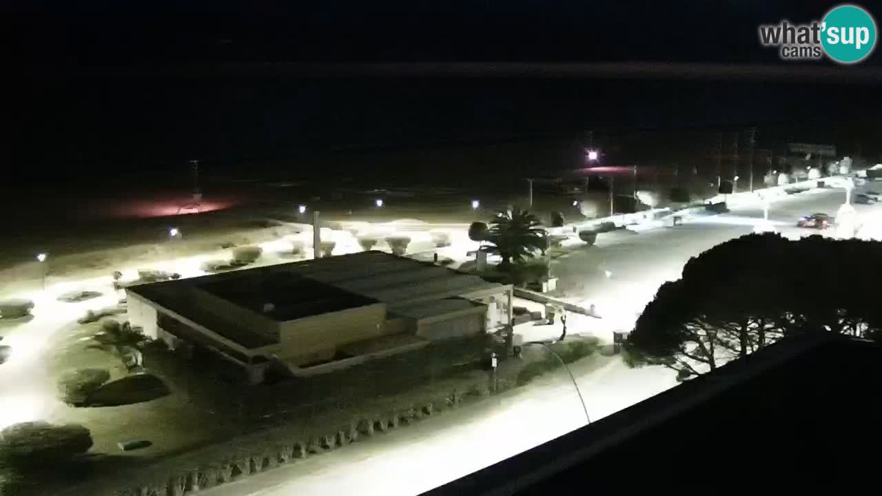 La spiaggia di Bibione webcam live e piazzale Zenit