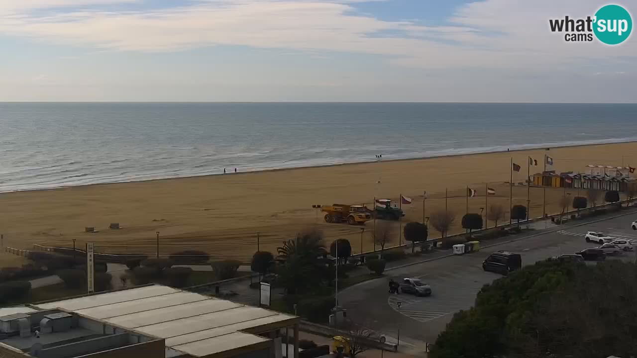 The beach of Bibione webcam – Italy