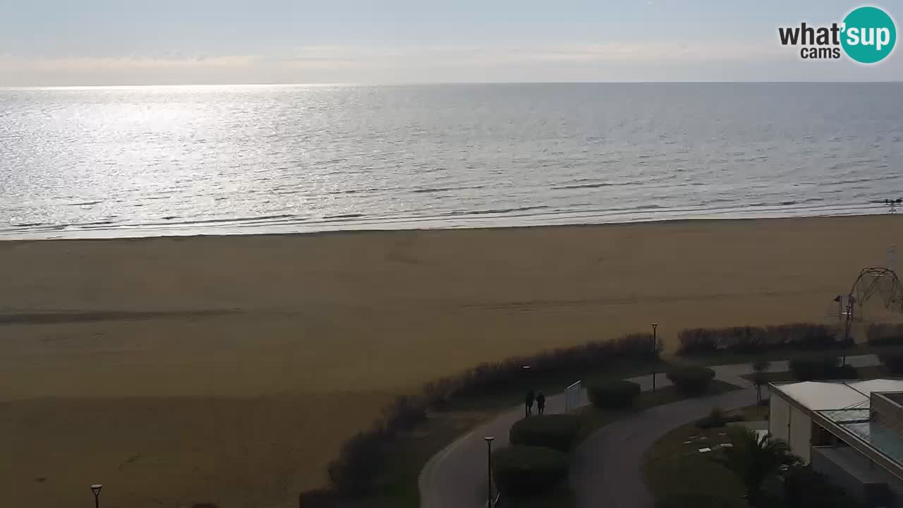 The beach of Bibione webcam – Italy