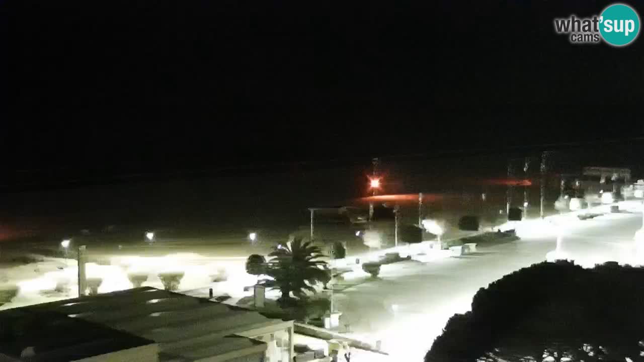 La spiaggia di Bibione webcam live e piazzale Zenit