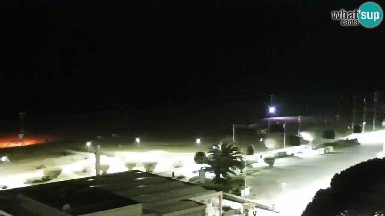 The beach of Bibione webcam – Italy