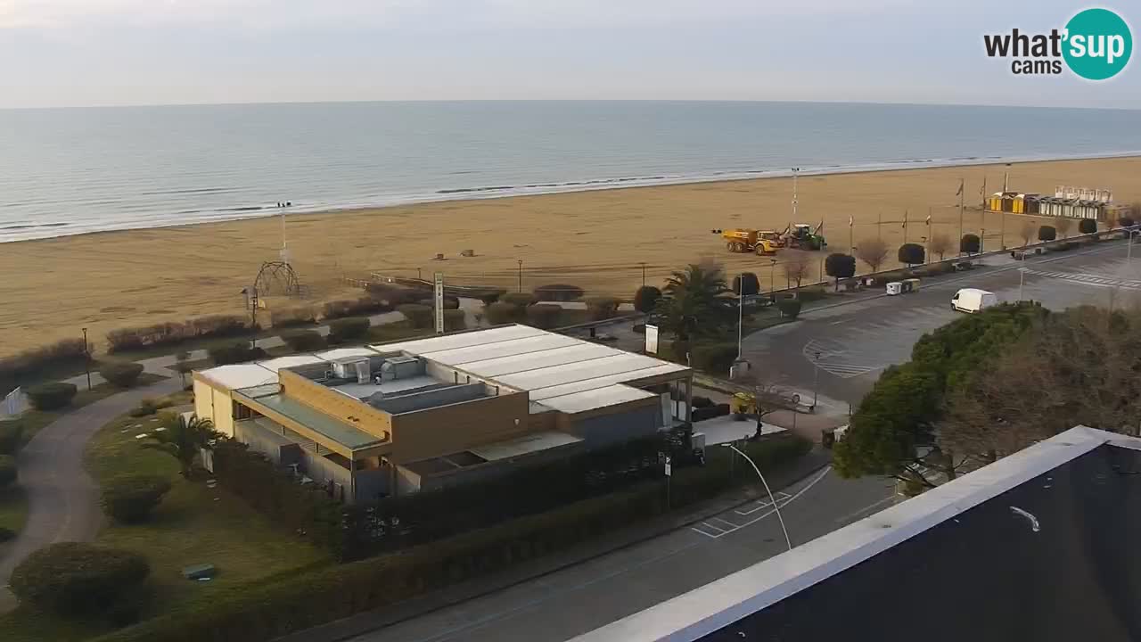 The beach of Bibione webcam – Italy