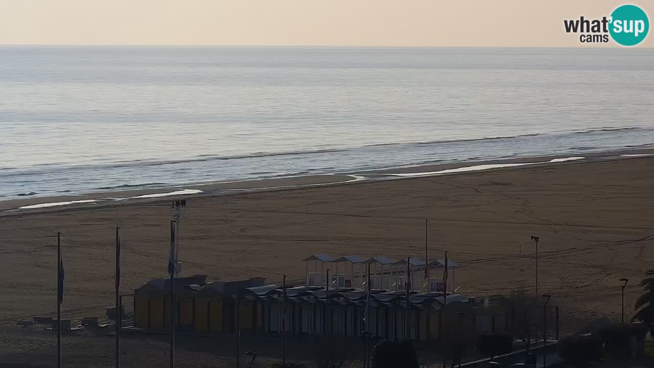 The beach of Bibione webcam – Italy