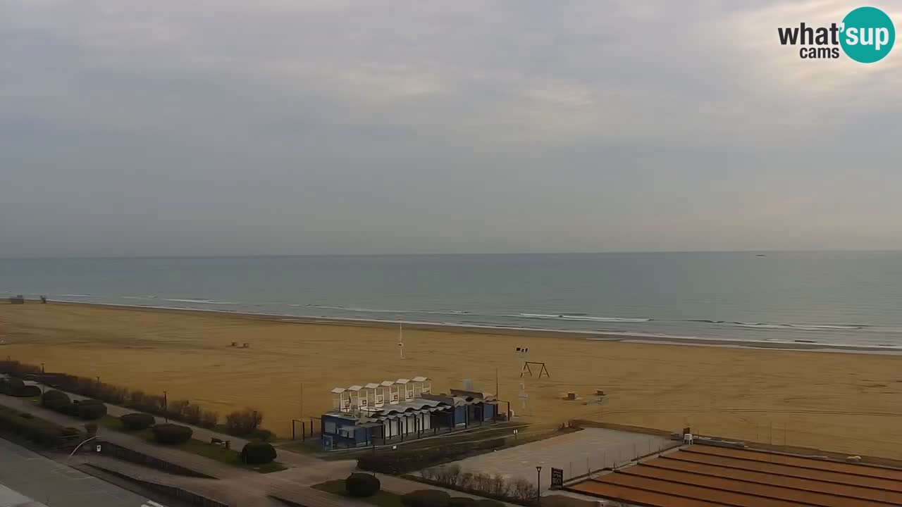The beach of Bibione webcam – Italy