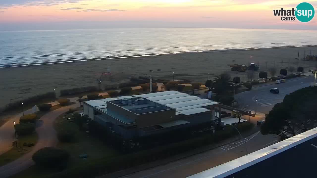 The beach of Bibione webcam – Italy