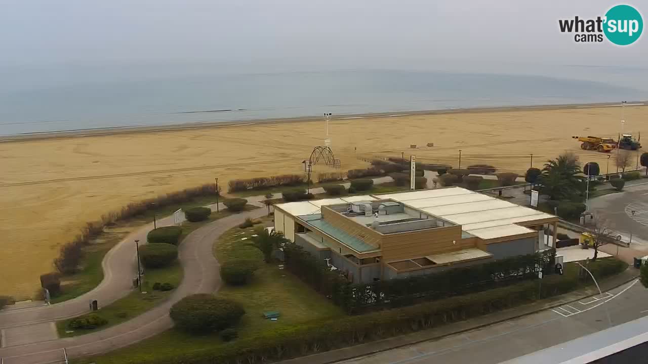 The beach of Bibione webcam – Italy