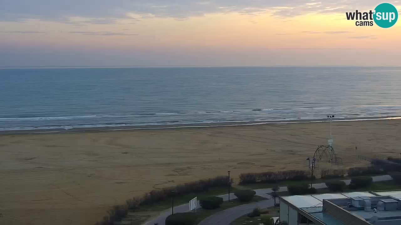 The beach of Bibione webcam – Italy