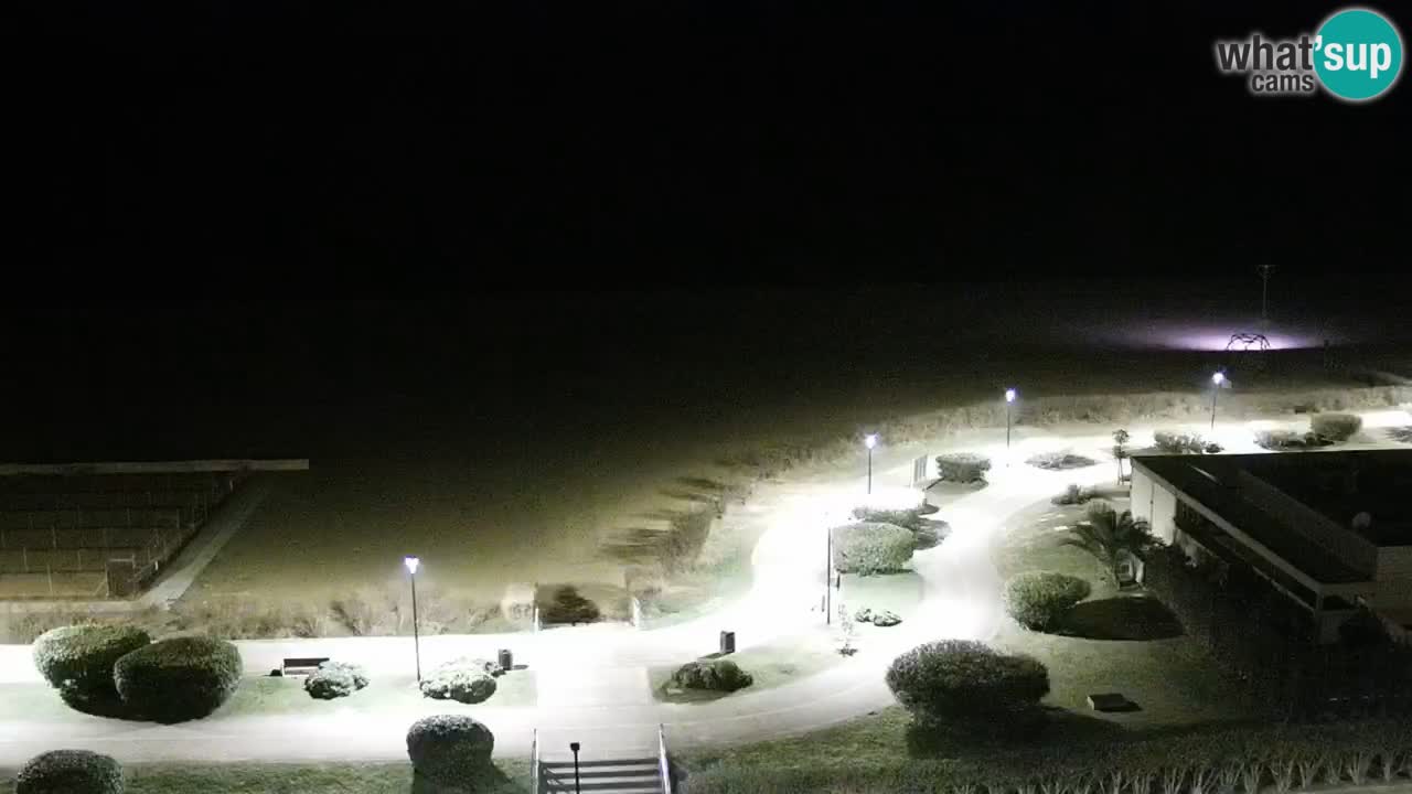 The beach of Bibione webcam – Italy