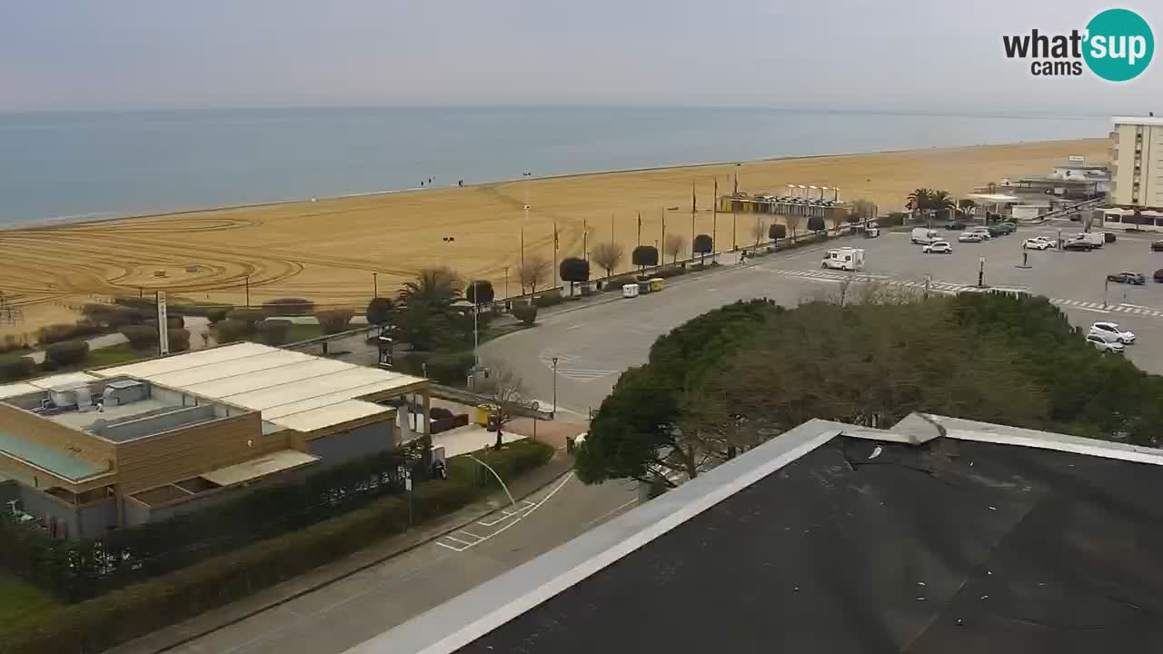 The beach of Bibione webcam – Italy