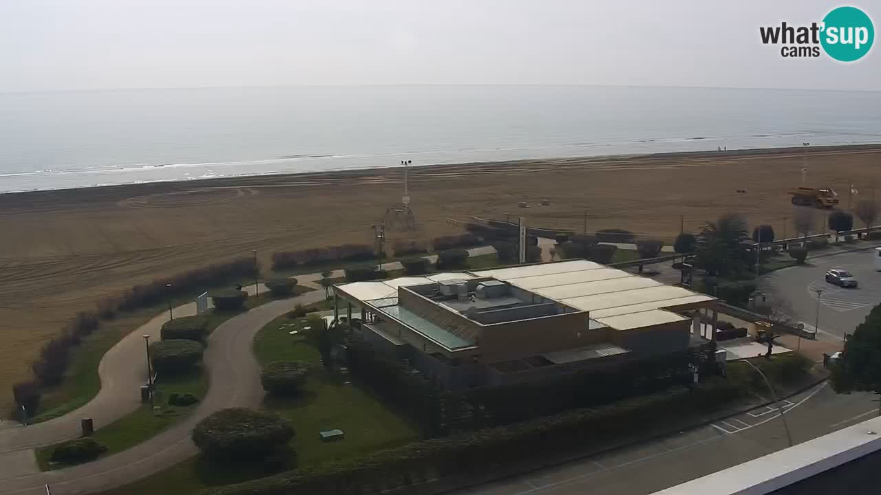 The beach of Bibione webcam – Italy