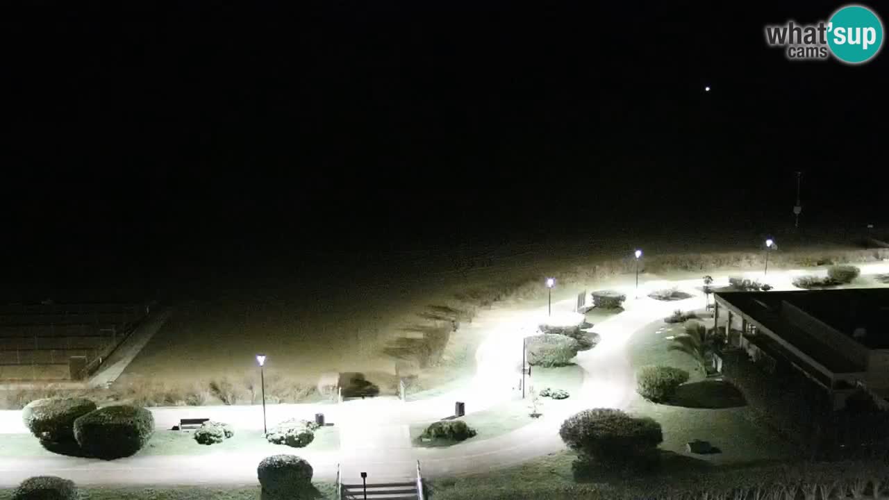 The beach of Bibione webcam – Italy