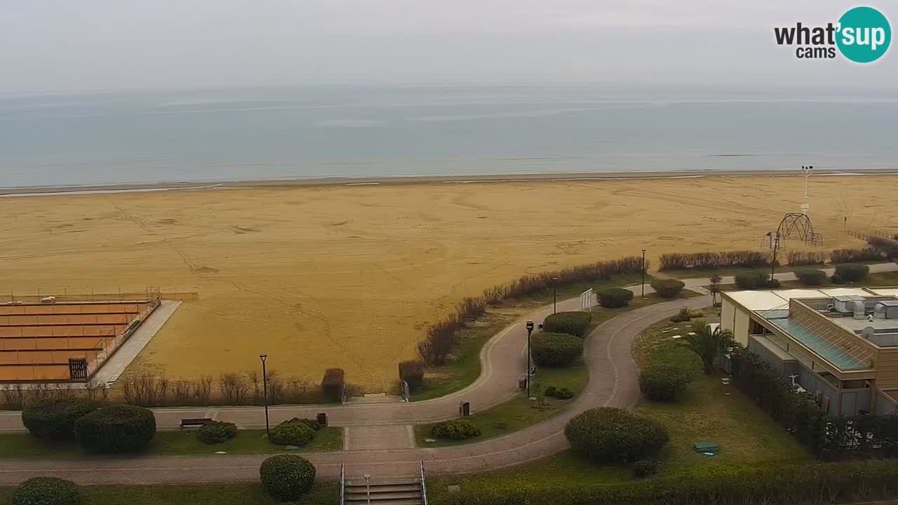 La camera en vivo de la playa de Bibione – Italia
