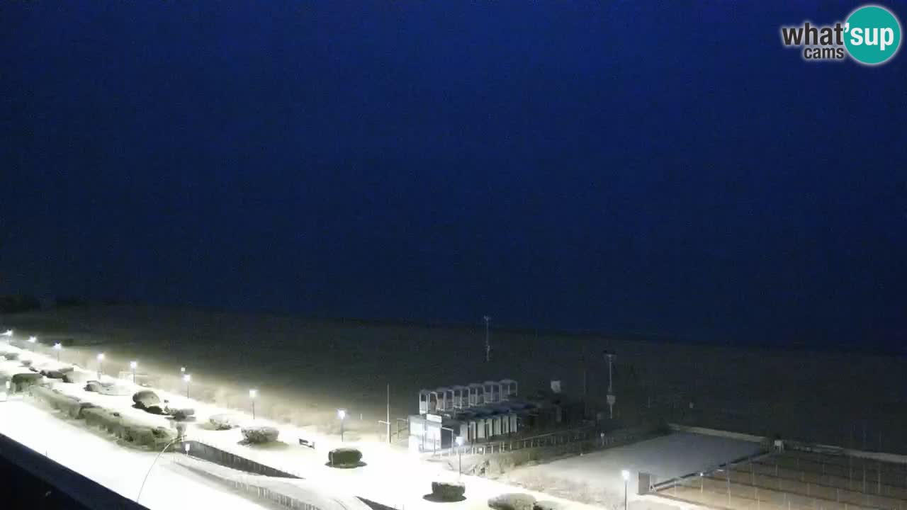 The beach of Bibione webcam – Italy